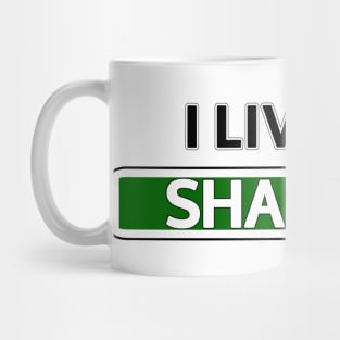 I live on Shady St Mug